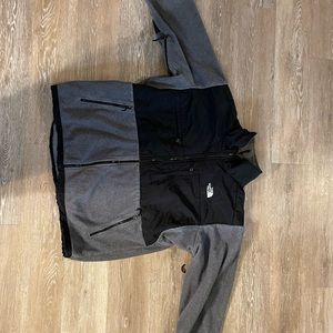 The North Face gray and black jacket size XL